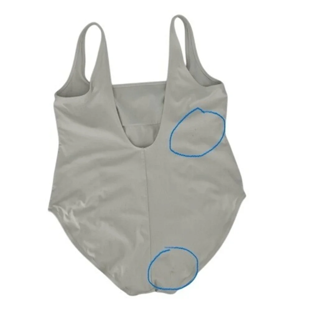SKIMS Sculpting Swim One‎ Piece 3X White